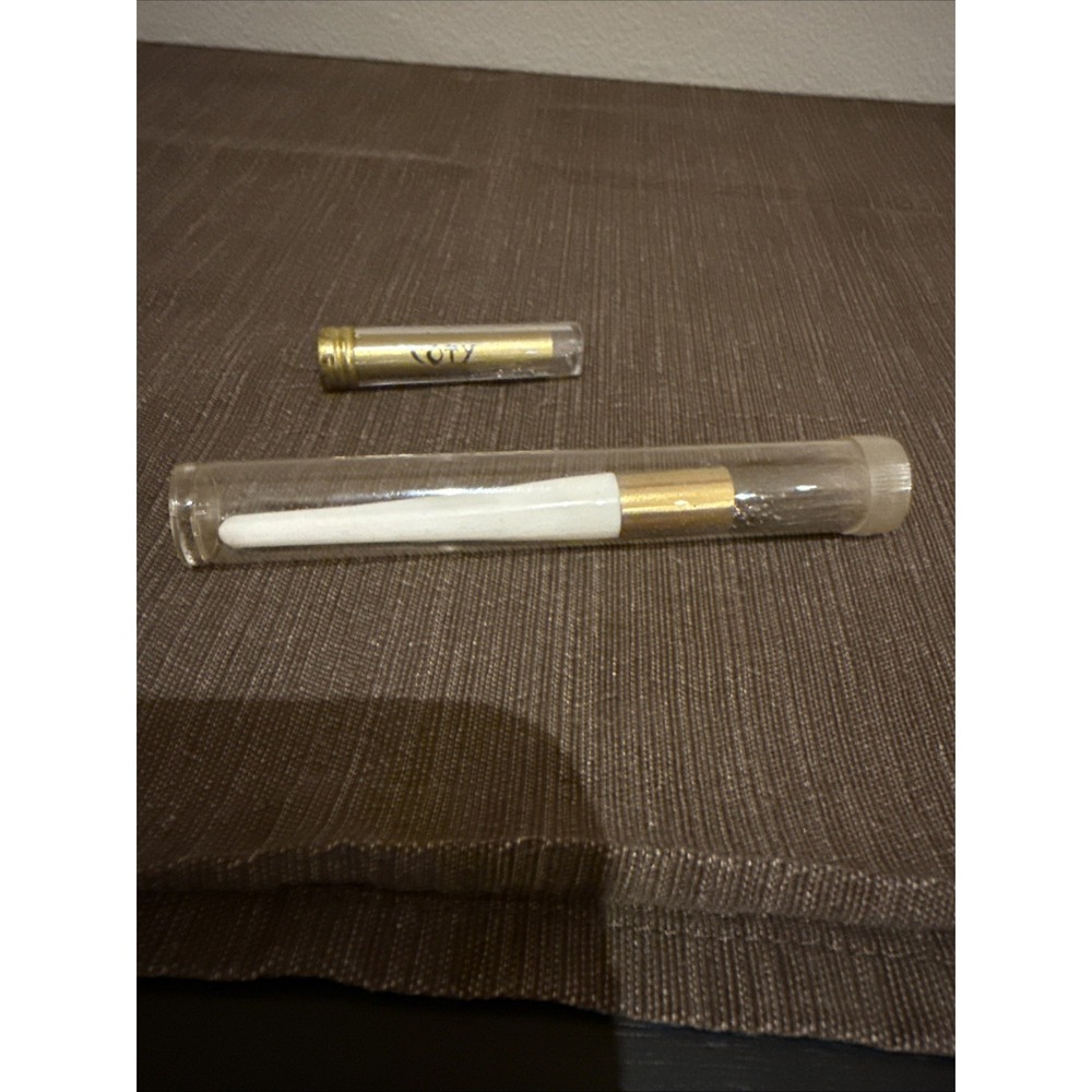 VINTAGE COTY  EYEBROW PENCIL REFILL BLACK And‎ Makeup Brush